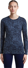 200 Oasis Moss Bloom AOP Long Sleeve Baselayer - Women's