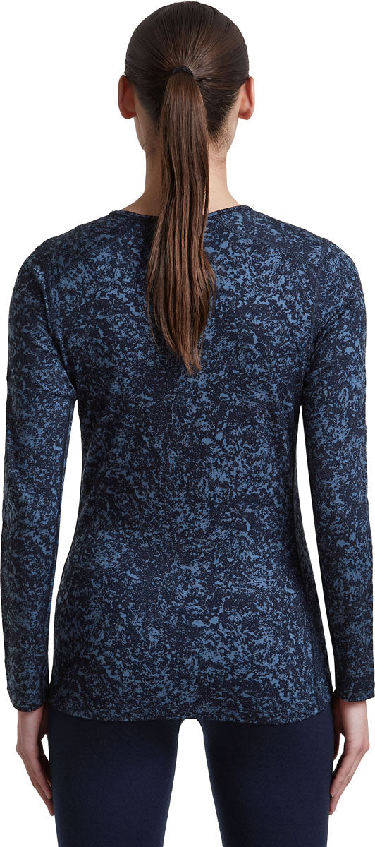 200 Oasis Moss Bloom AOP Long Sleeve Baselayer - Women's
