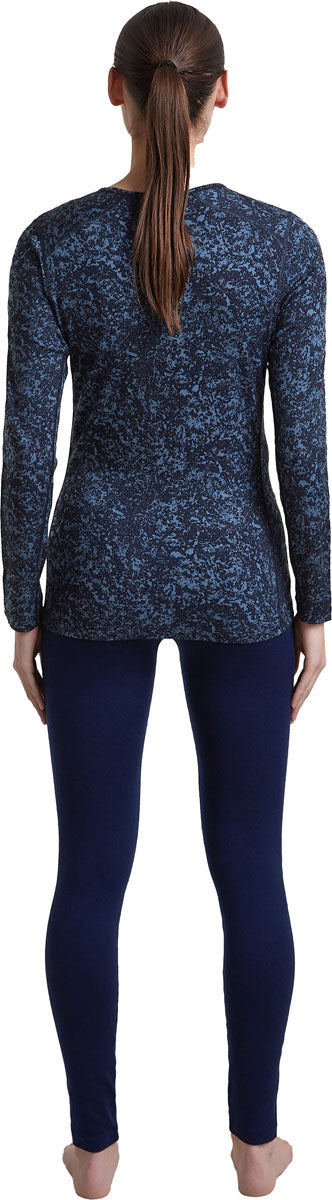 200 Oasis Moss Bloom AOP Long Sleeve Baselayer - Women's