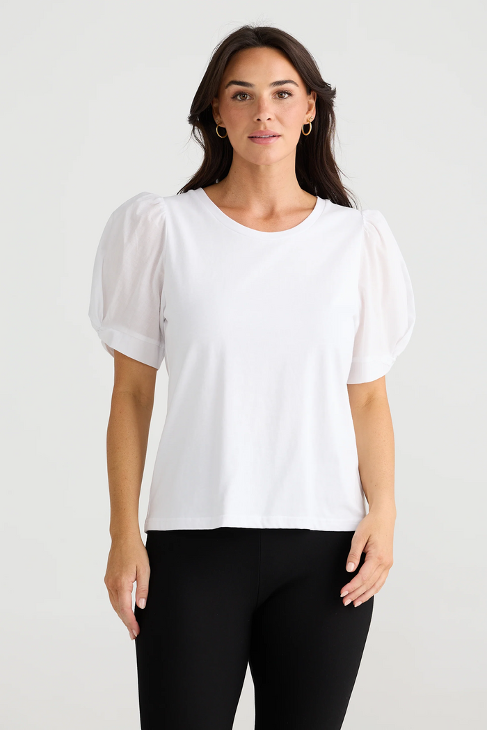 Abigail Tee Shirt in White