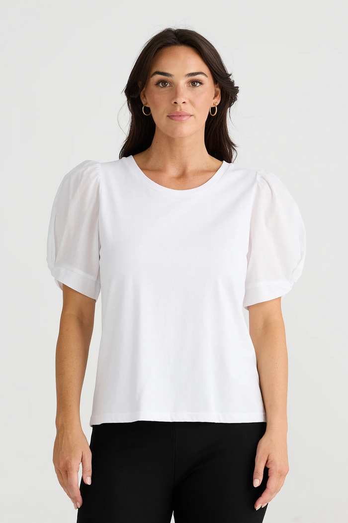 Abigail Tee Shirt in White
