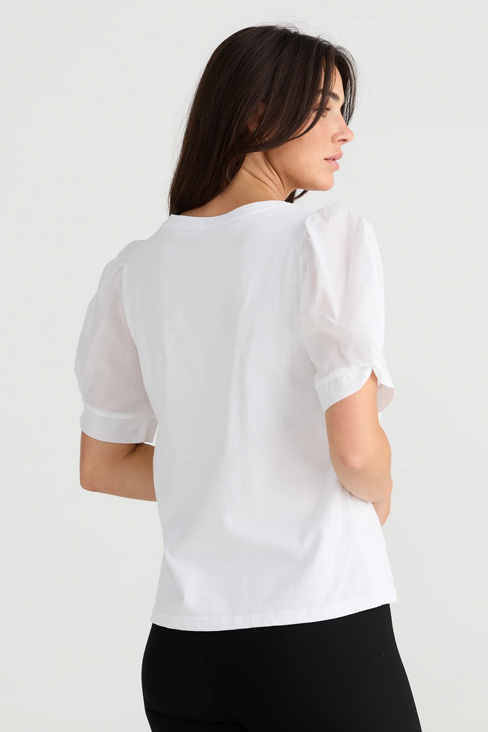 Abigail Tee Shirt in White