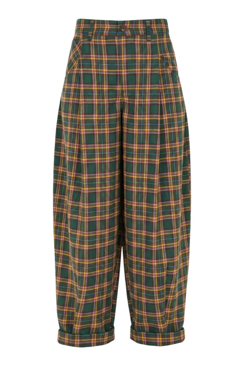 About It Baggy Wide-Leg Trousers | Green Combo