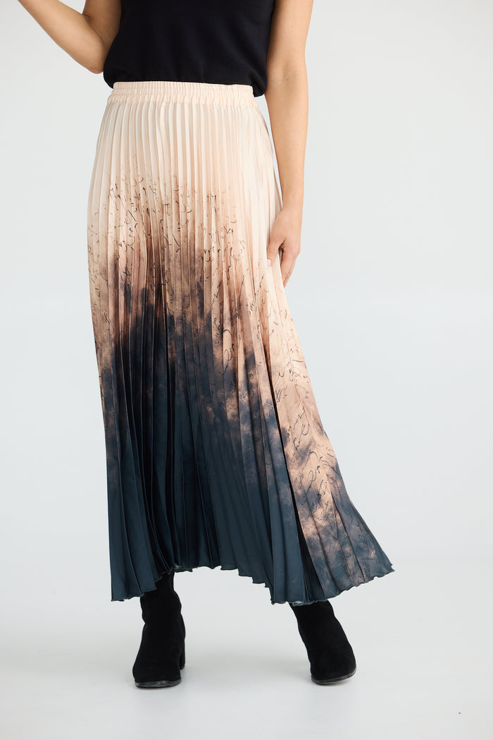 Alias Pleated Skirt | Calligraphy