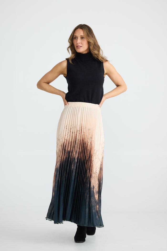 Alias Pleated Skirt | Calligraphy