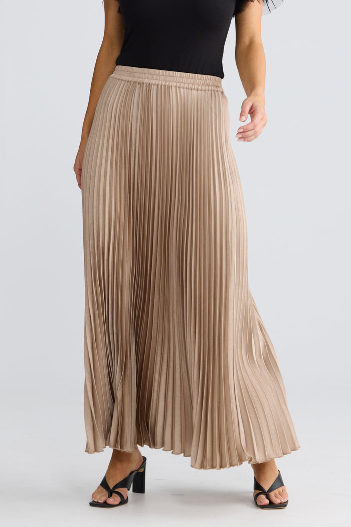 Alias Pleated Skirt | Sand