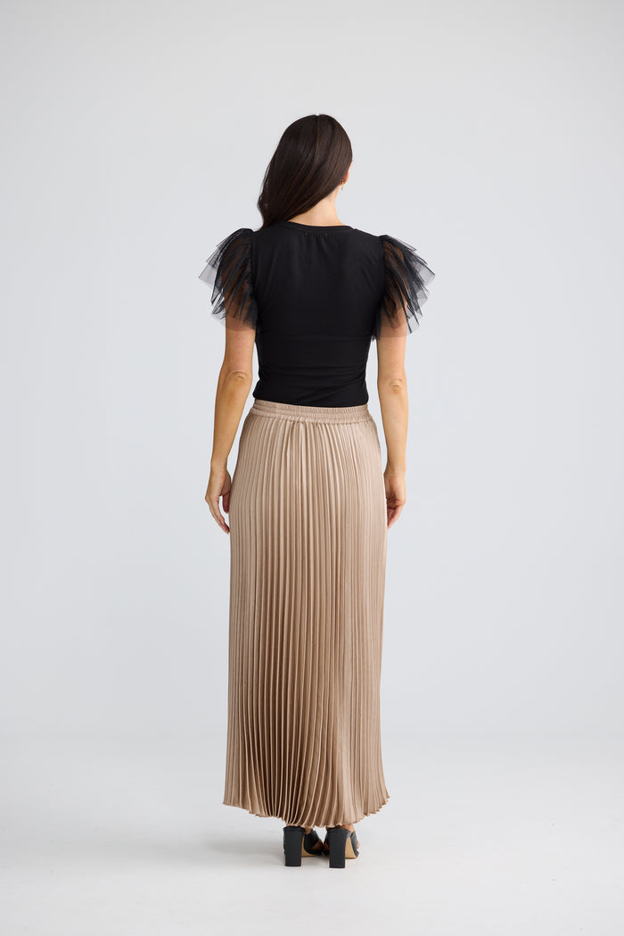 Alias Pleated Skirt | Sand