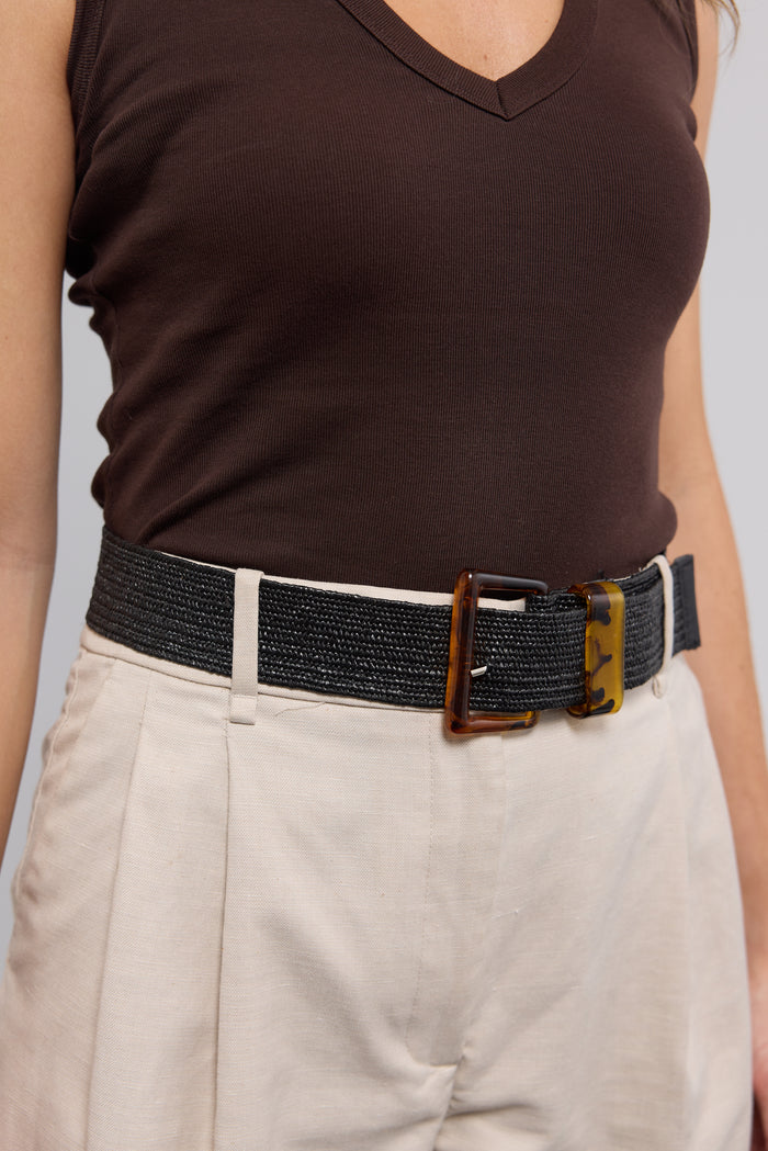 Alima Stretch Belt | Black
