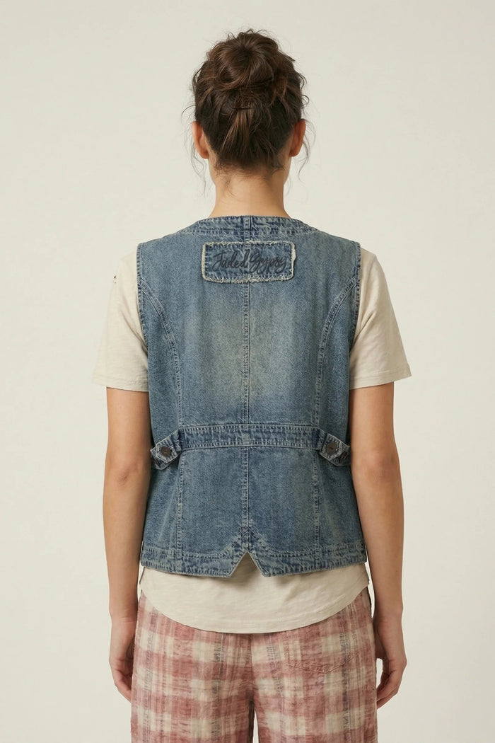 Alluring Dreams Vest | Chambray