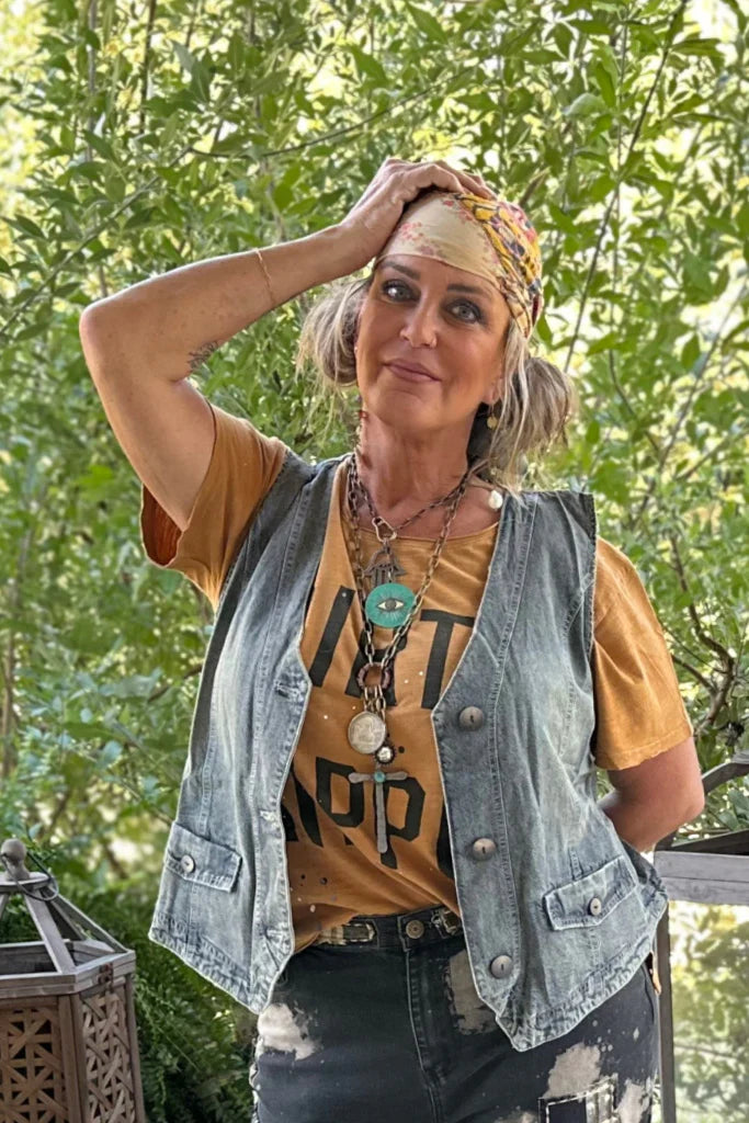 Alluring Dreams Vest | Chambray