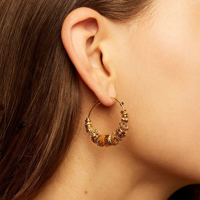 Aloha Mini Hoop Earrings
