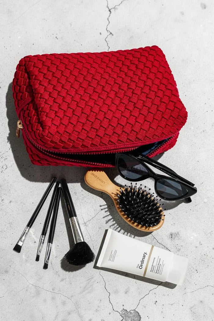 Altitude Laced Cosmetic & Travel Organiser Pouch | Red