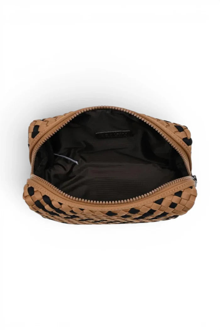 Altitude Woven Neoprene Cosmetic & Travel Organiser Pouch | Sand Black