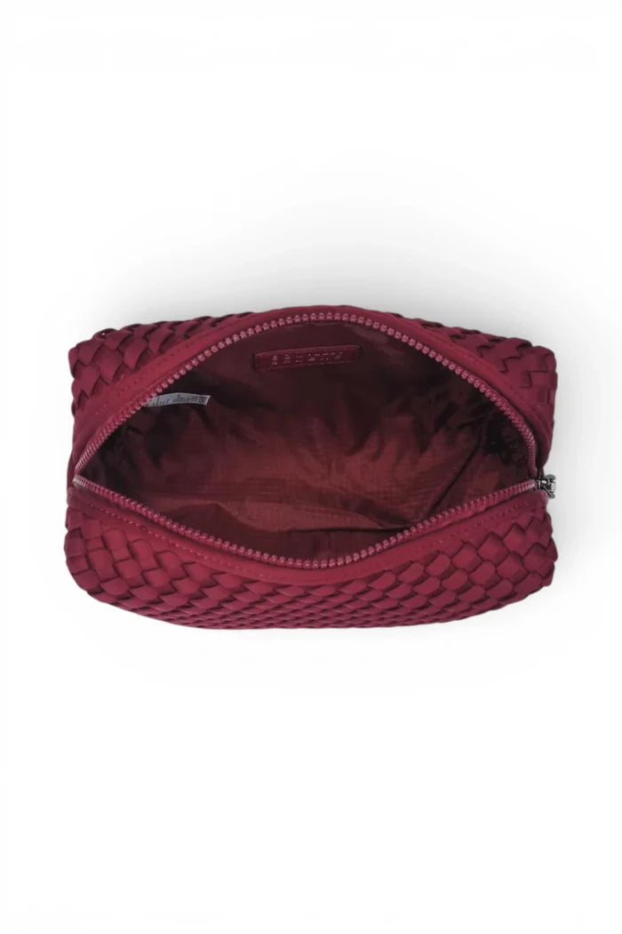 Altitude Woven Neoprene Cosmetic & Travel Organiser Pouch | Wine