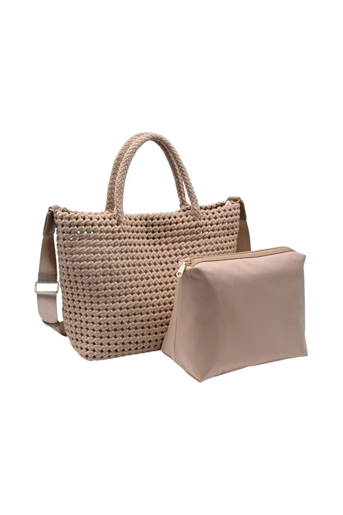 Ambrosia Medium Tote | Nude