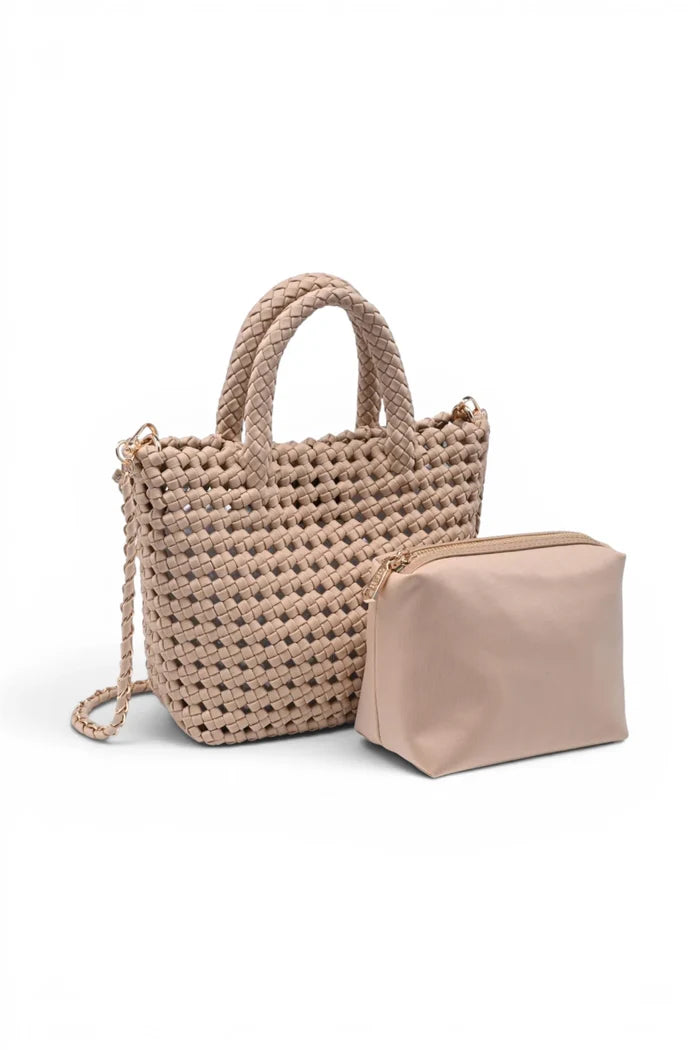 Ambrosia Small Tote | Nude