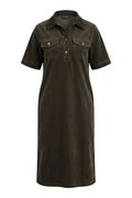 Amici Cord Dress | Khaki
