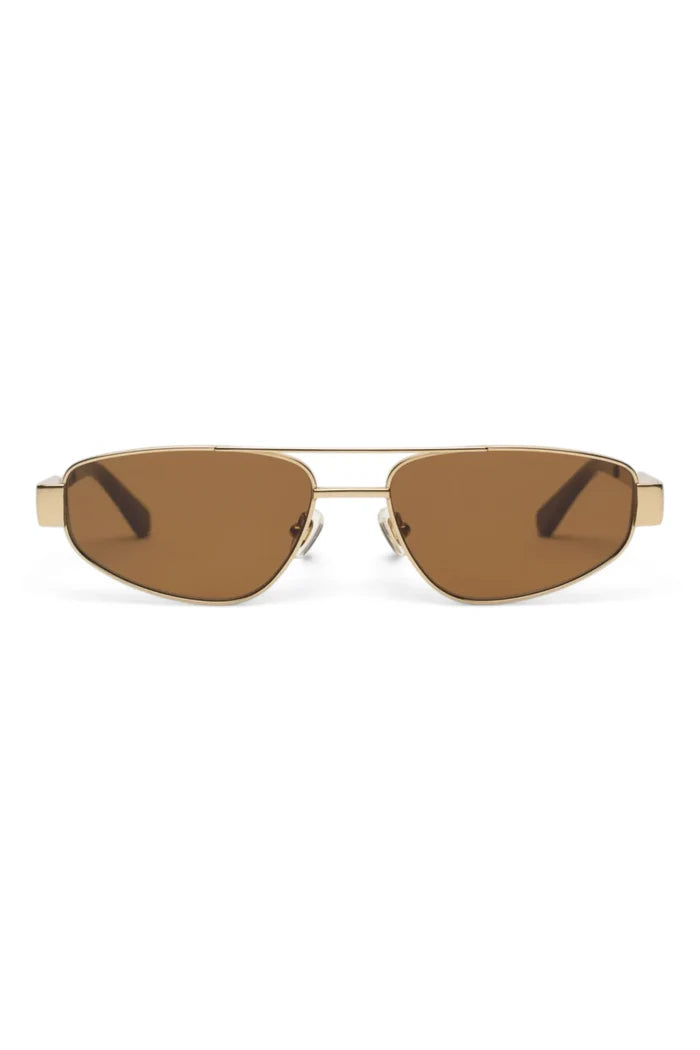 Anais Sunglasses | Titanium Gold Toffee