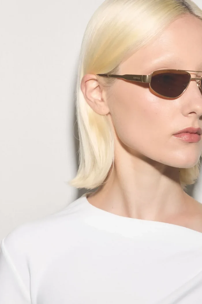 Anais Sunglasses | Titanium Gold Toffee