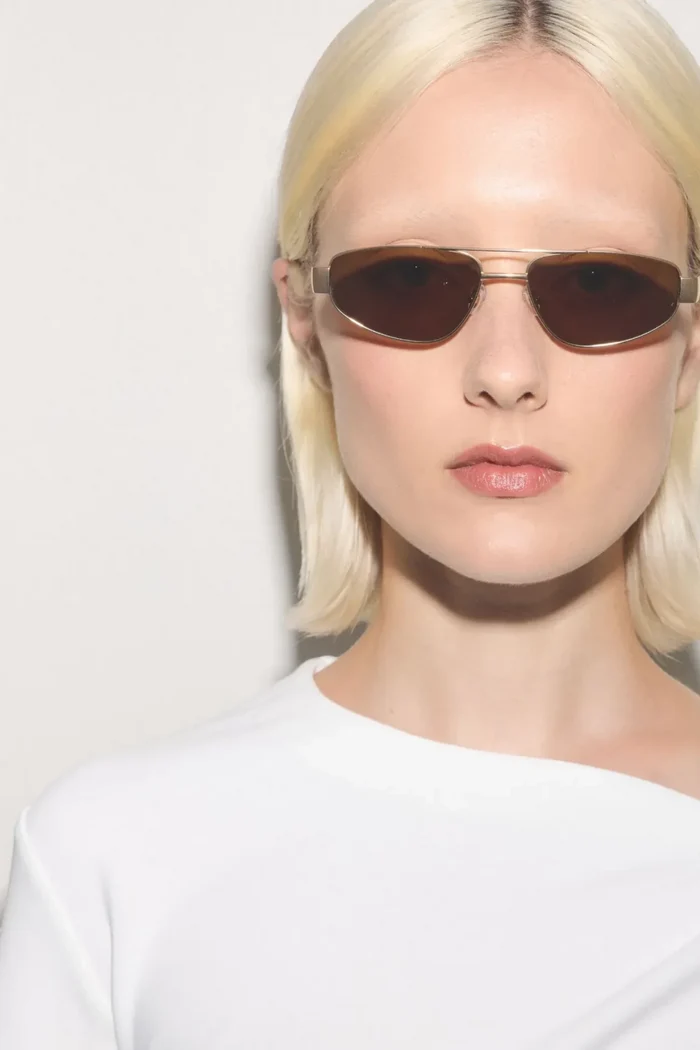Anais Sunglasses | Titanium Gold Toffee