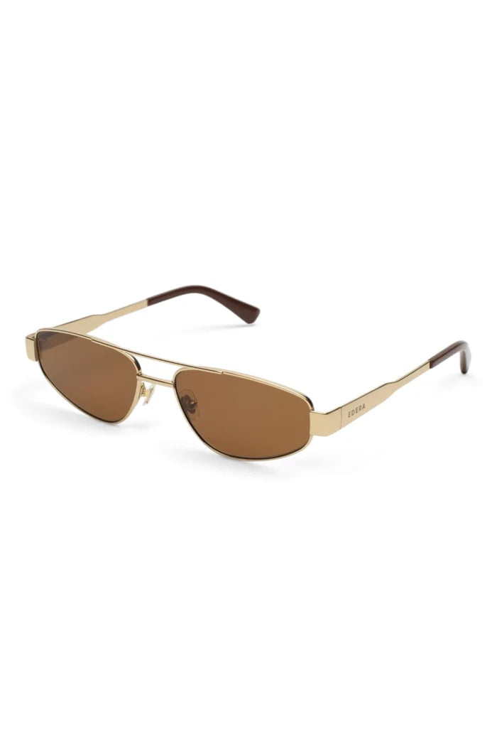 Anais Sunglasses | Titanium Gold Toffee