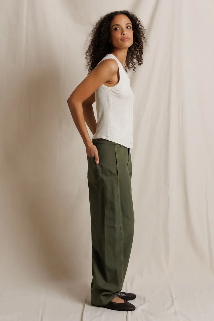 Andrea luxe Rib Sleeveless Cardigan | Oatmeal Ash