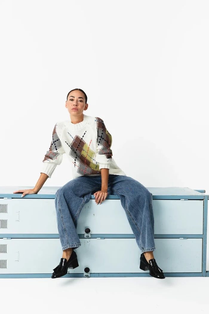 Anna Fit Denim Pants | Light Blue Denim