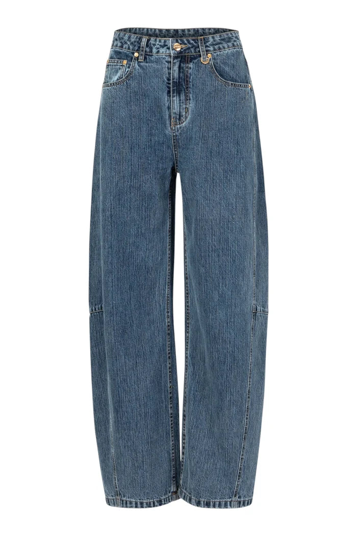 Anna Fit Denim Pants | Light Blue Denim