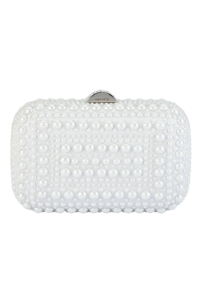 Ari Hotfix Clutch | White