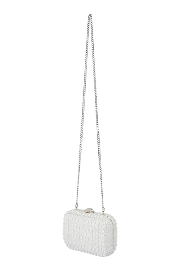 Ari Hotfix Clutch | White