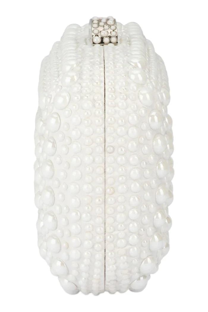 Ari Hotfix Clutch | White