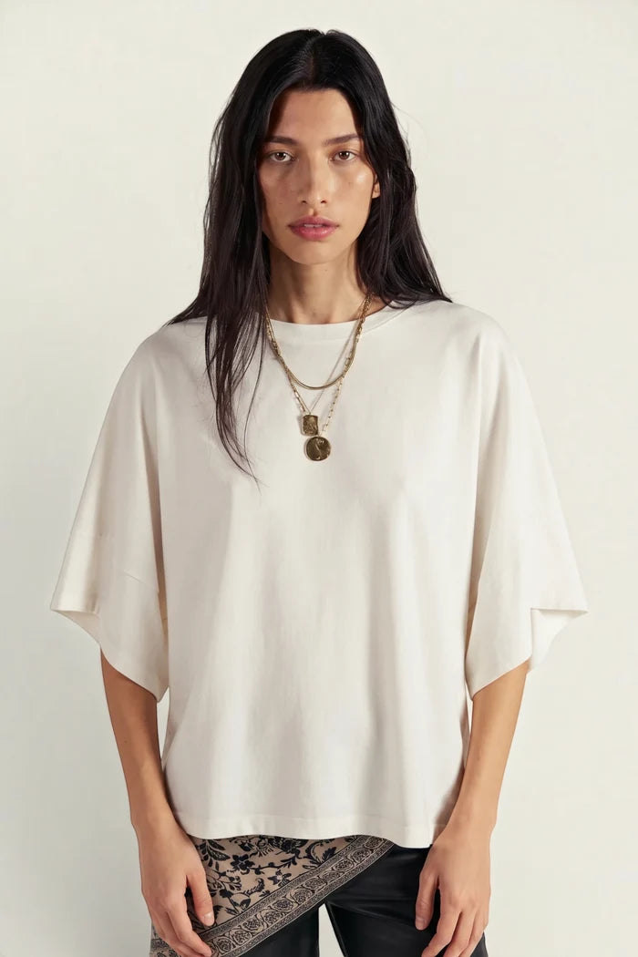 Atlas Dolam Tee | Clean Ivory