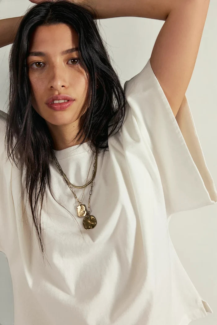 Atlas Dolam Tee | Clean Ivory