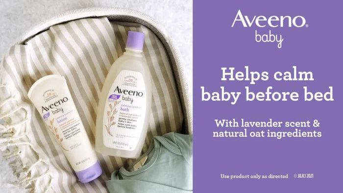 Aveeno Baby Calming Comfort Bath & Wash, Lavender & Vanilla, 18 fl. oz