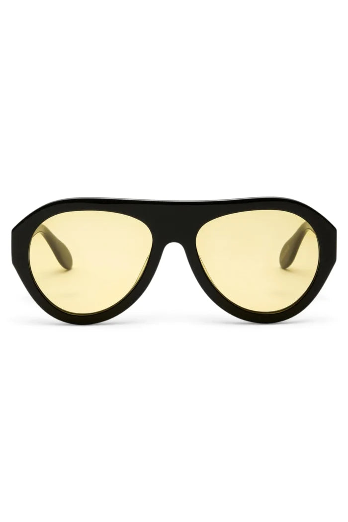 Avena Sunglasses | Black/Yellow