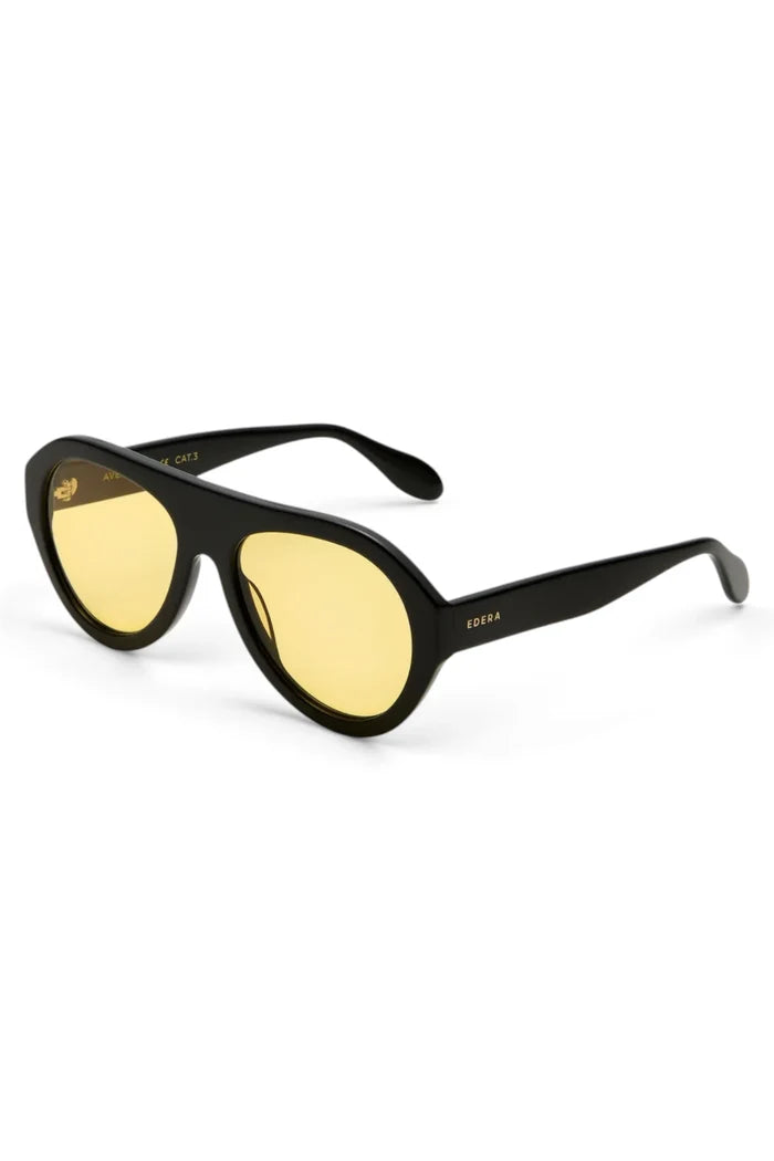 Avena Sunglasses | Black/Yellow