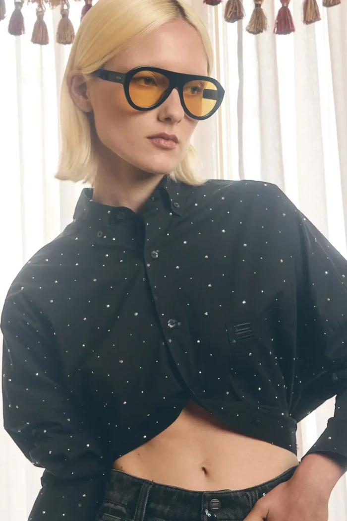 Avena Sunglasses | Black/Yellow