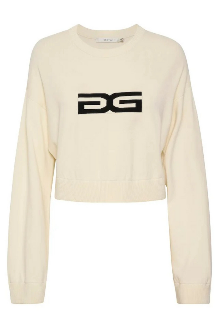 Aya Cropped Pullover | Egret
