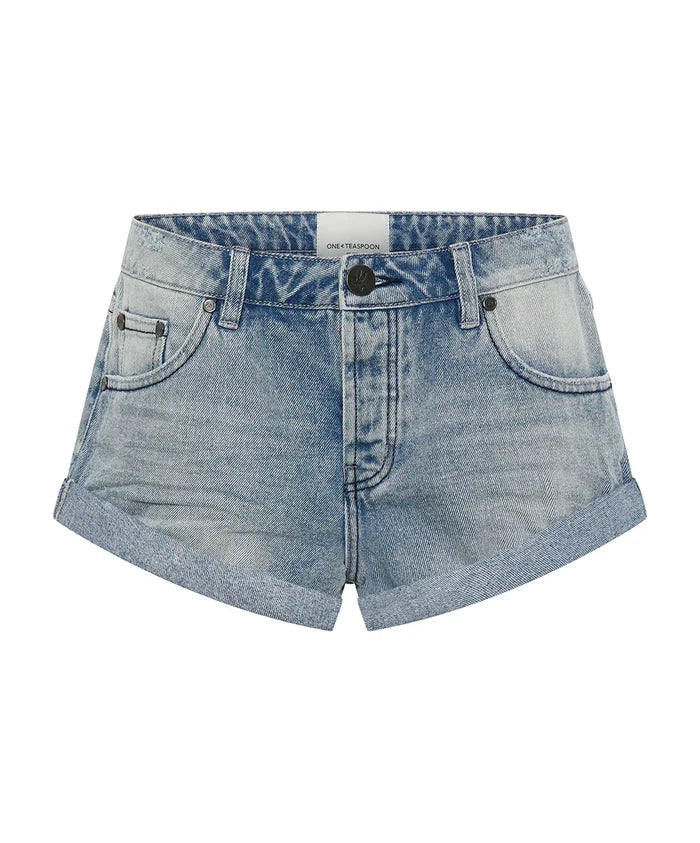 Bandits Low Waist Denim Shorts | Salty Dog Blue