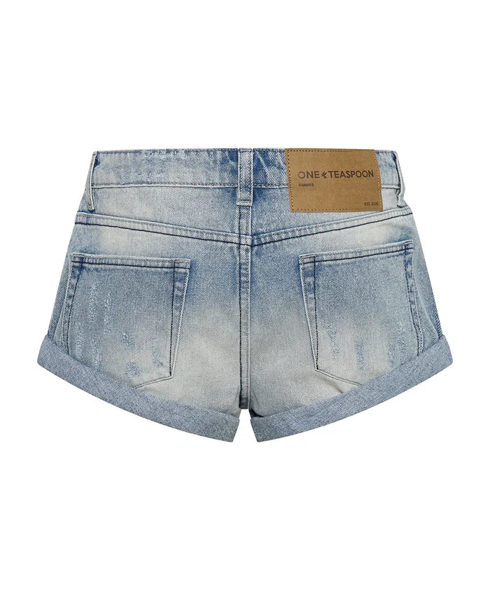 Bandits Low Waist Denim Shorts | Salty Dog Blue