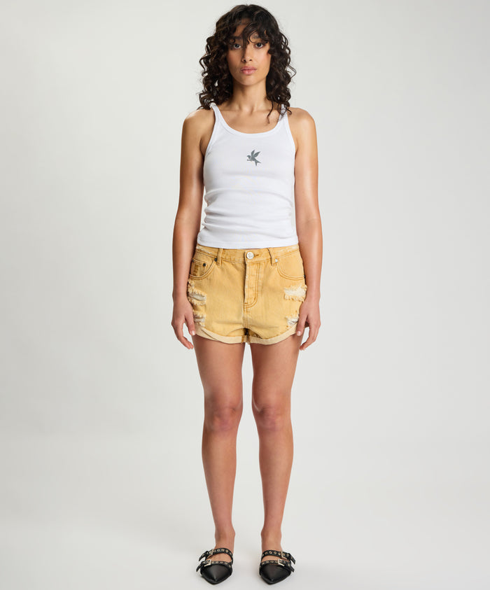 Bandits Low Waist Denim Shorts | Sunfade