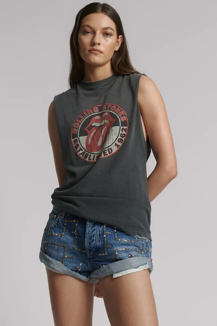 Bandits Low Waist Embellished Denim Shorts | Blue Thunder
