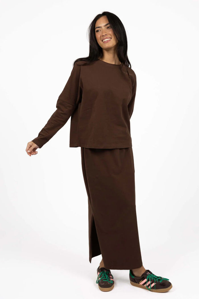 Banter Skirt | Chocolate