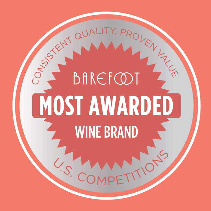 Barefoot Pink Moscato Sweet Pink Wine, California, 750ml Glass Bottle