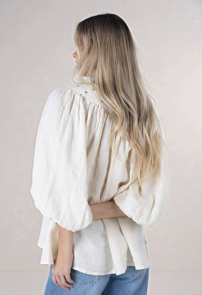 Baroque Blouse | Cream