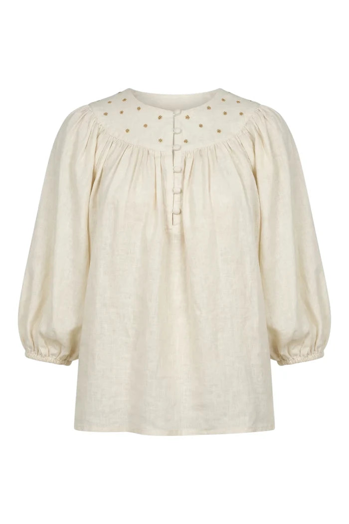 Baroque Blouse | Cream