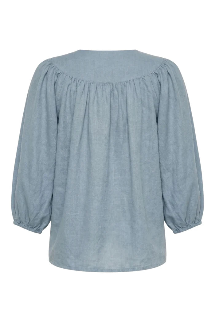 Baroque Blouse | Misty Grey