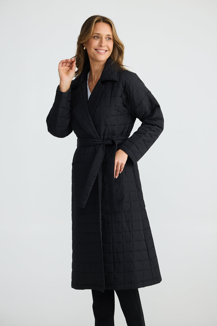 Bedford Longline Puffer | Black
