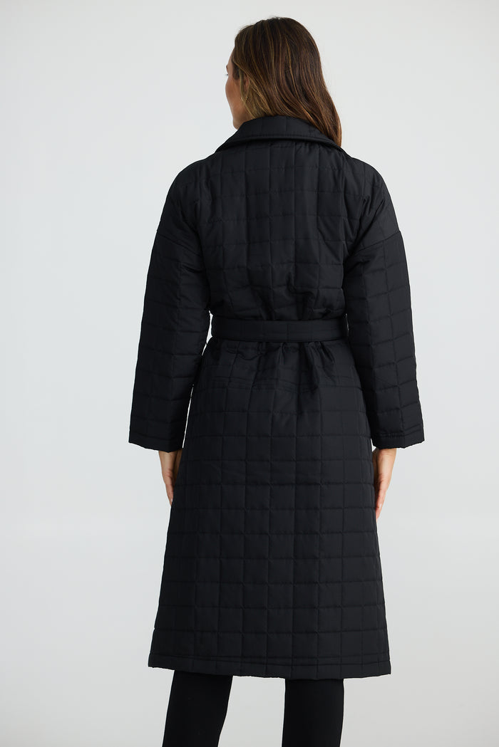 Bedford Longline Puffer | Black