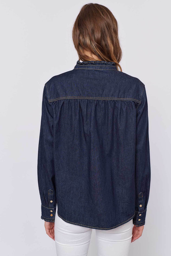 Belissima Shirt in Indigo Denim